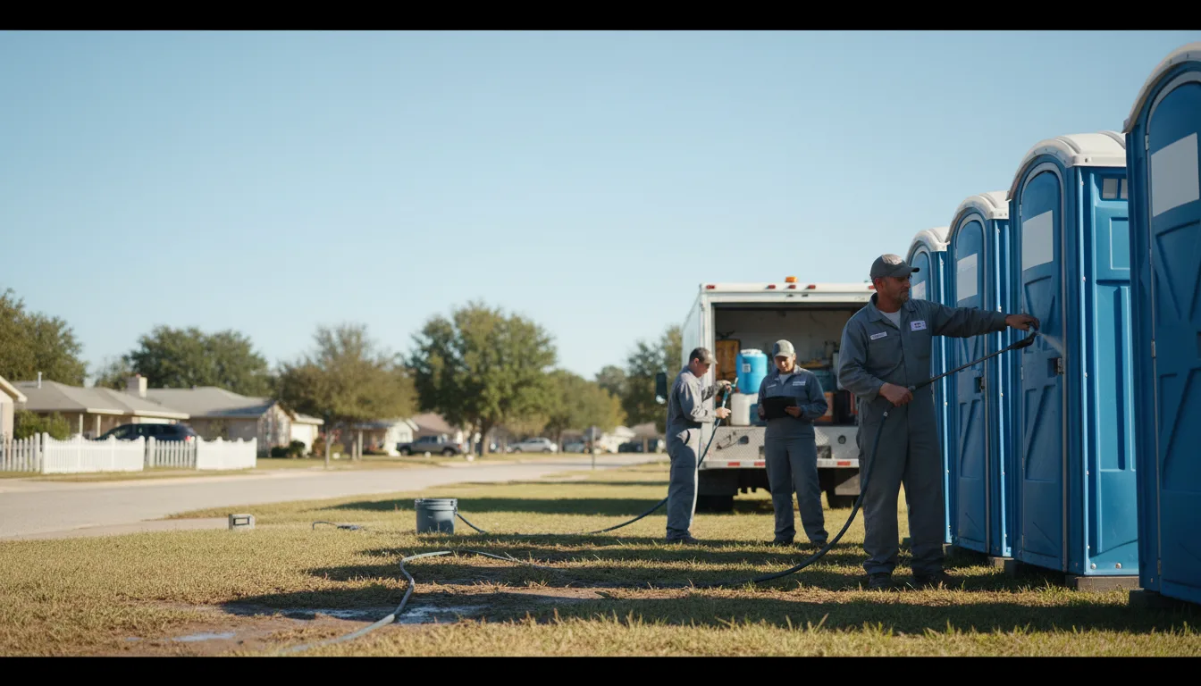 Long-Term Portable Toilet Rental in Evergreen, LA near me